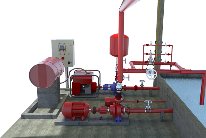 Caça vazamento em rede de distribuição para hidrantes